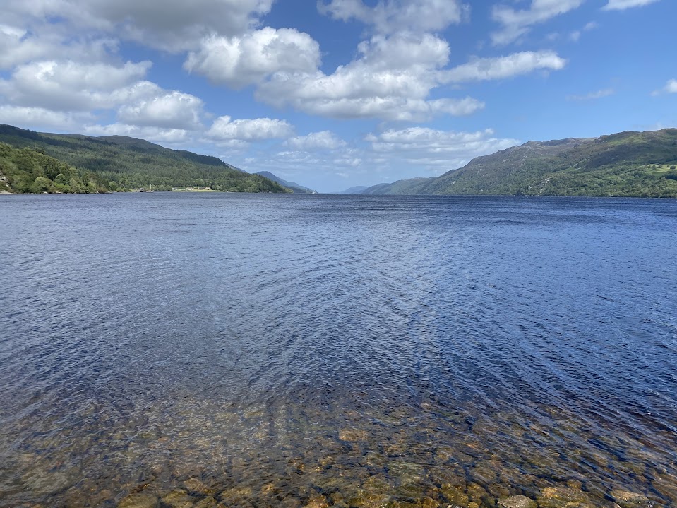 The view from Loch Ness